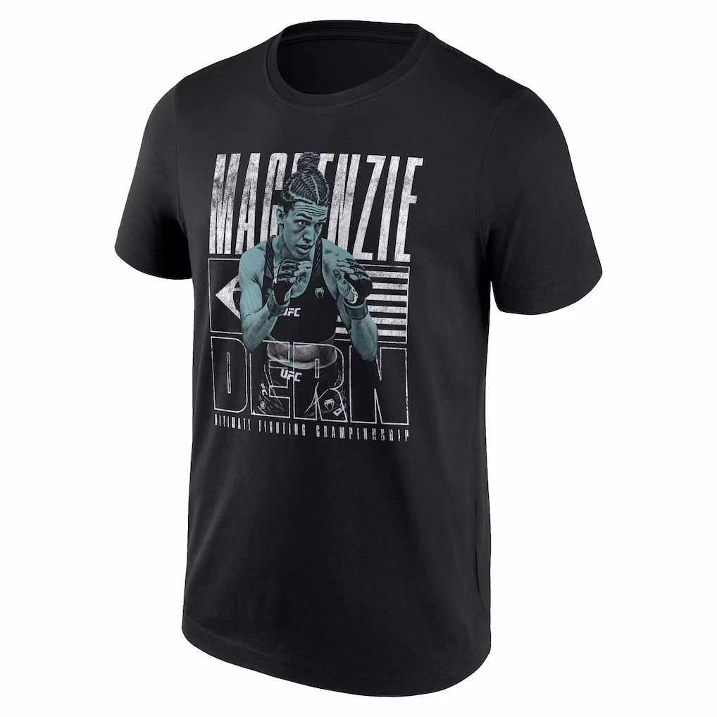 UFC 321 Mackenzie Dern Flag T-Shirt - Black - Mens