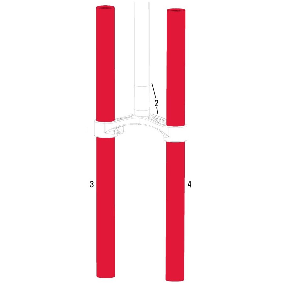 RockShox Stanchion Fast Black for BoXXer 35 mm B1