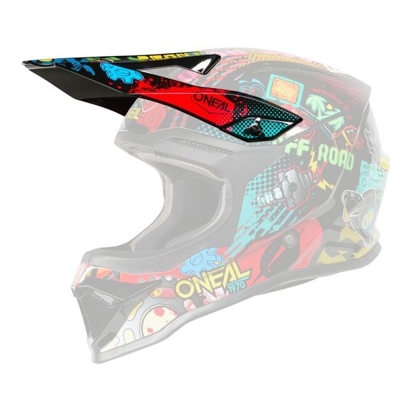 O'Neal 1SRS VIBRANT 2026 Youth MX Visor - MulticolorRef: OL2362 / 0634-450