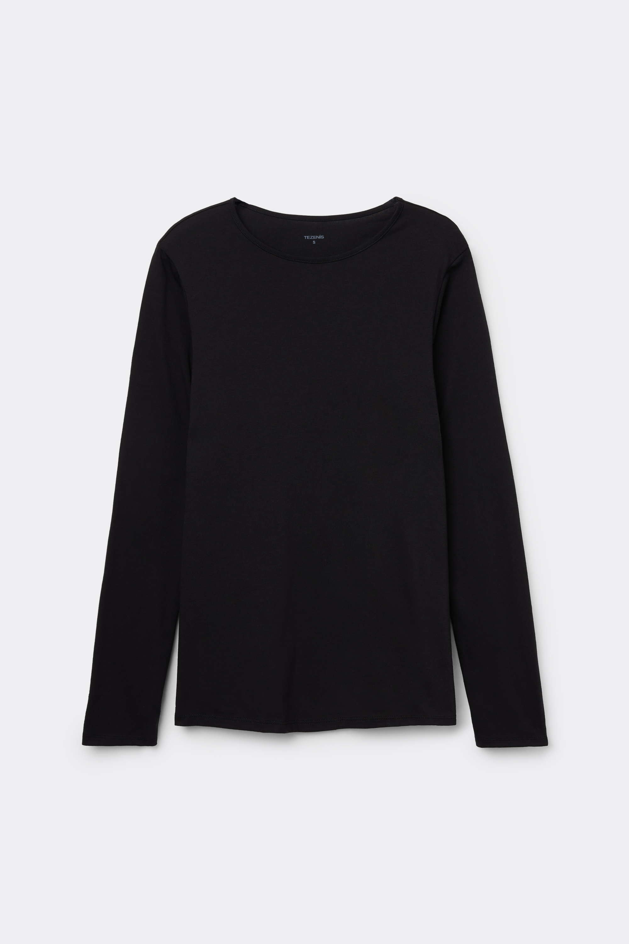 Long Sleeve Round Neck 100% Cotton T-shirt