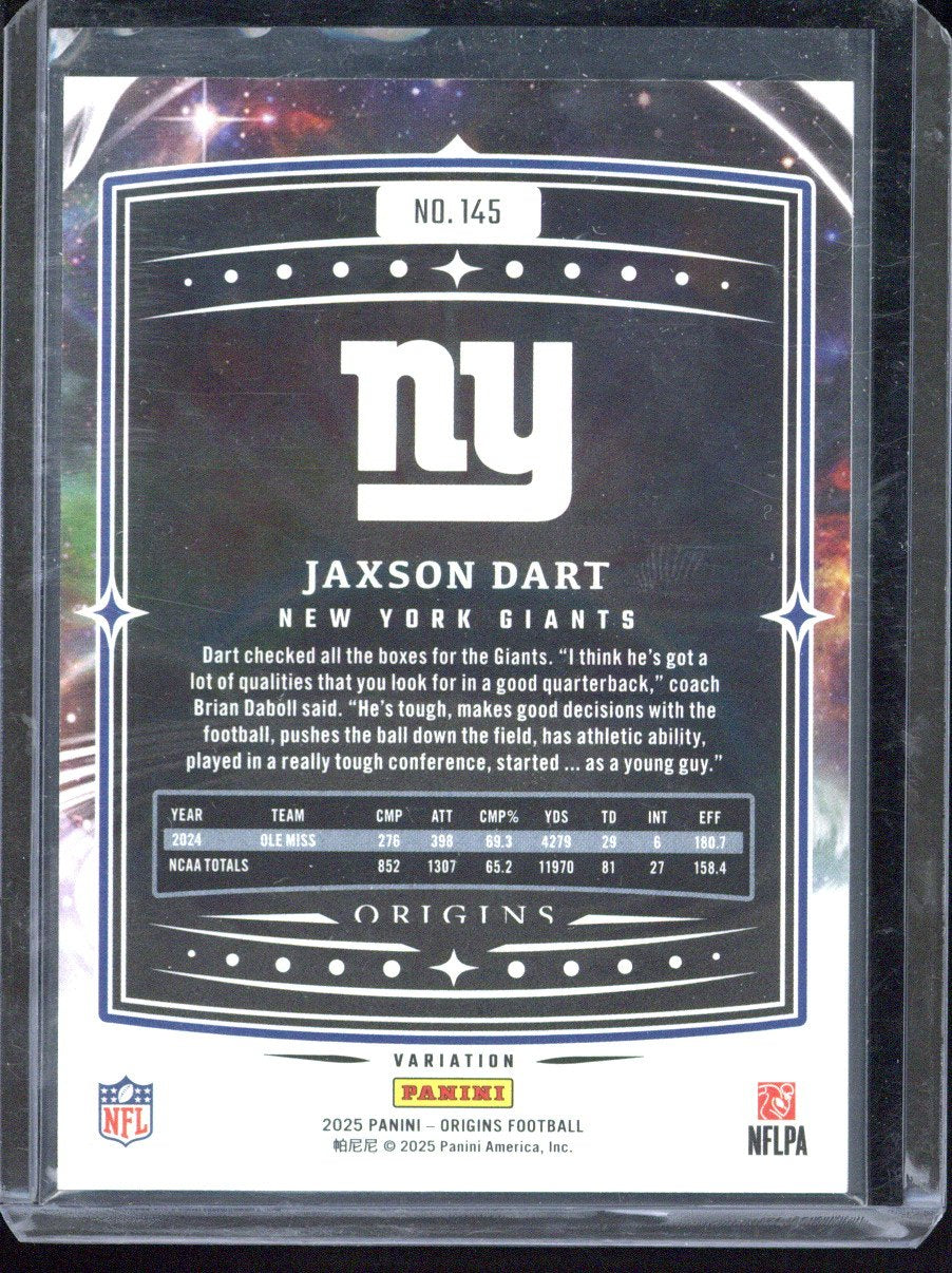 2025 Panini Origins Jaxson Dart RC