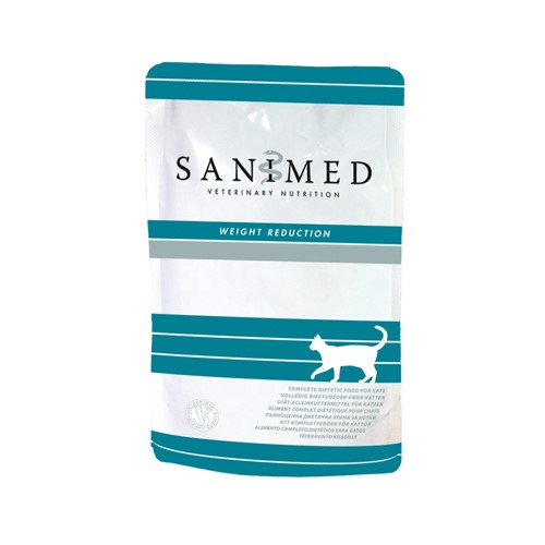 SANIMED Weight Reduction Cat - 12 x 100g Pouches