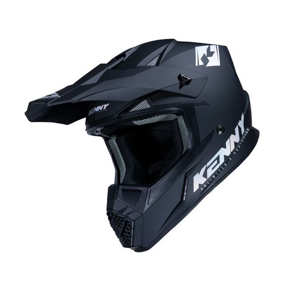 Kenny TRACK SOLID 2024 cross helmet - BlackRef: KE1728