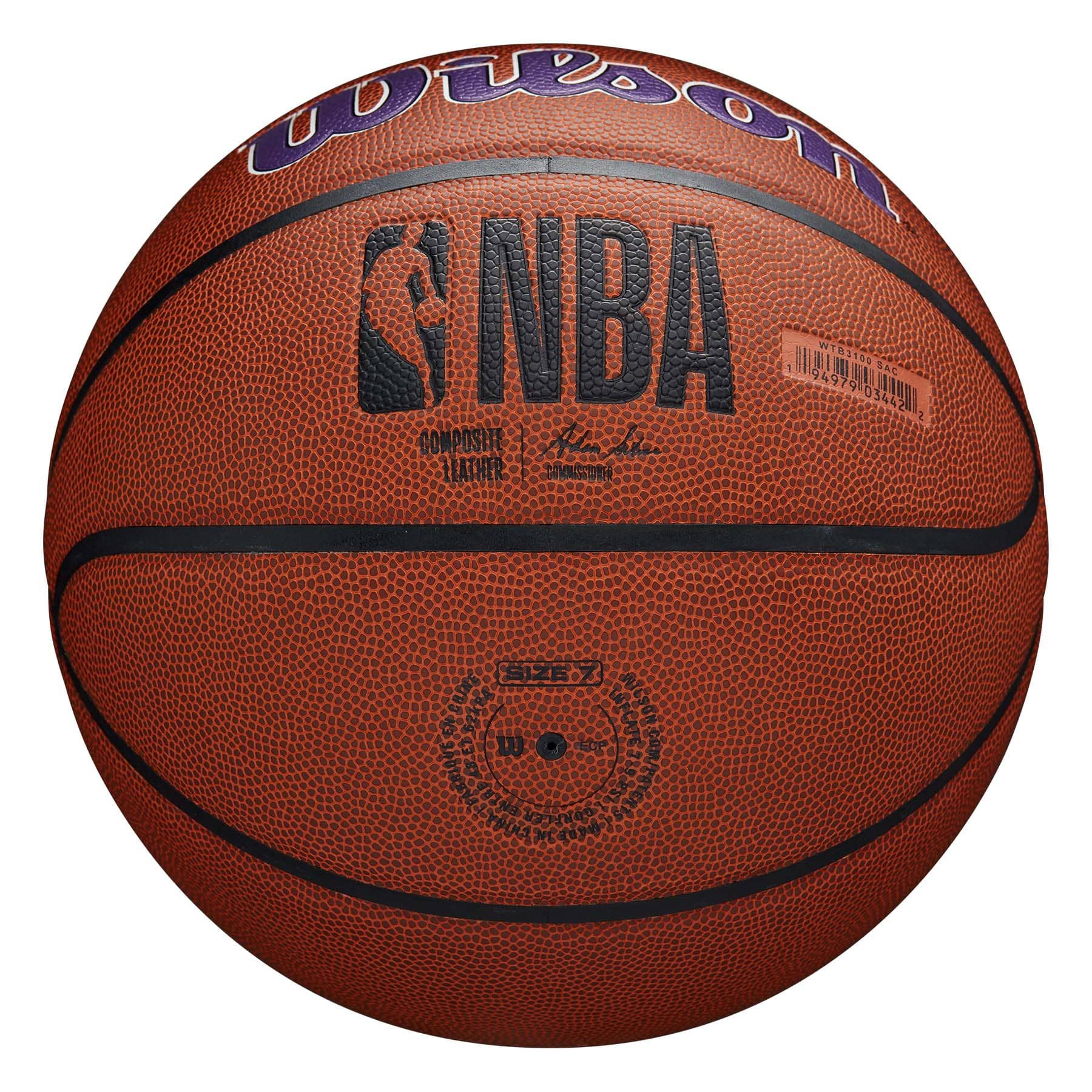 Sacramento Kings Wilson Team Alliance Basketball (Size 7)