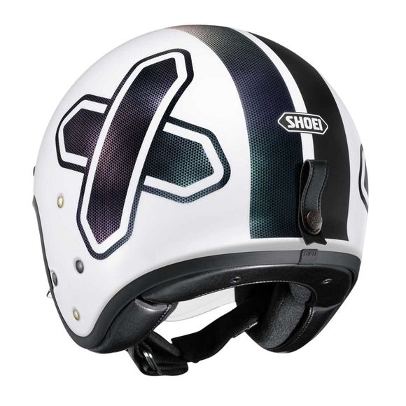 Casque jet Shoei J.O2 - CROSS LOGO 2 - Blanc / NoirRef : SI0640