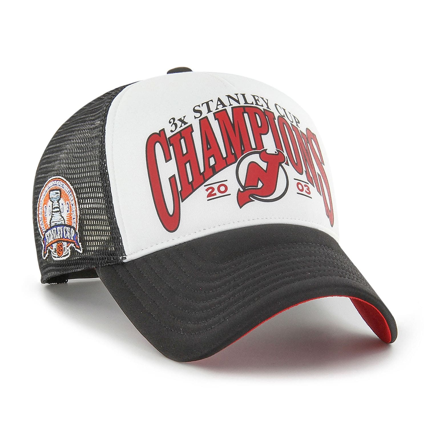 New Jersey Devils 2003 Stanley Cup Champions '47 Offside Trucker NHL Cap