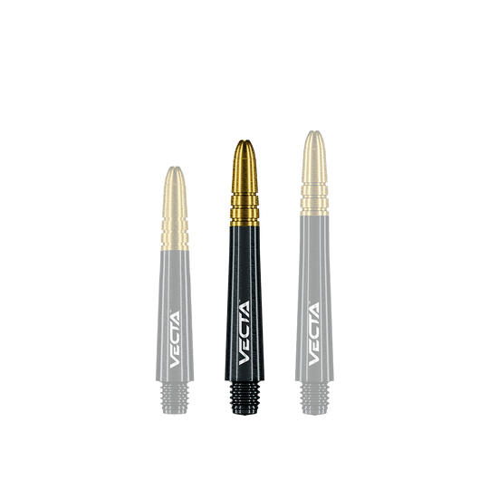 Winmau Vecta Shafts - Black Gold