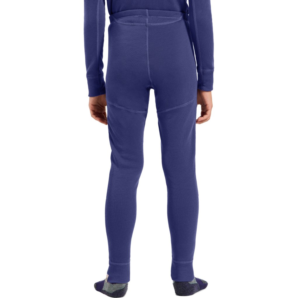 Odlo Active X-Warm Base Layer Bottoms Kids - skipper blue