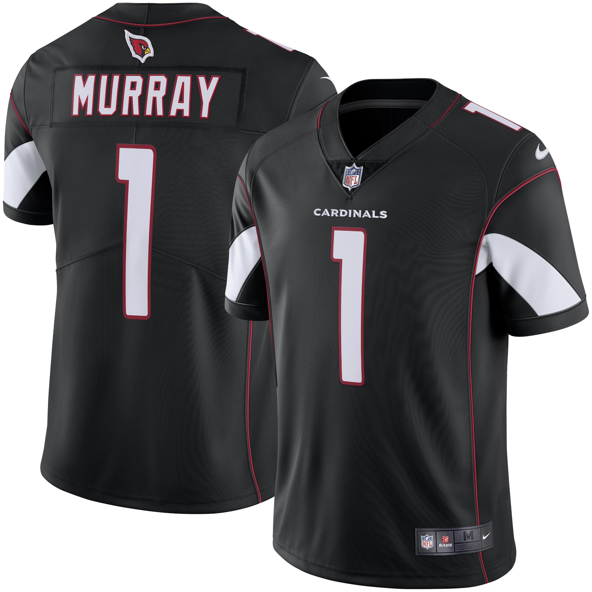 Kyler Murray #1 Arizona Cardinals Nike Vapor Limited NFL Jersey Alternate Black