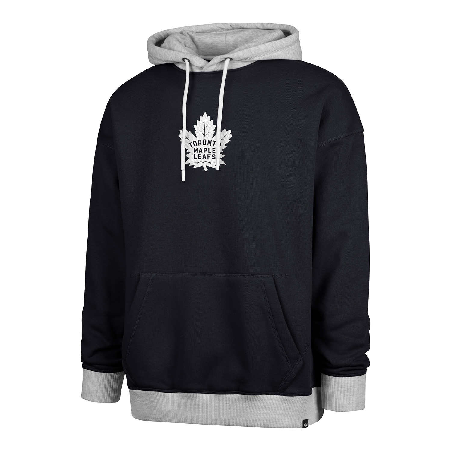 Toronto Maple Leafs Patch '47 Drop Shoulder NHL Hoodie Navy