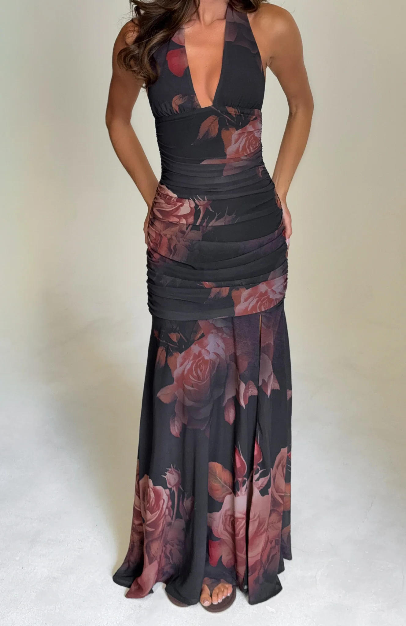 Cherish The Thought Maxi Dress Midnight Silk