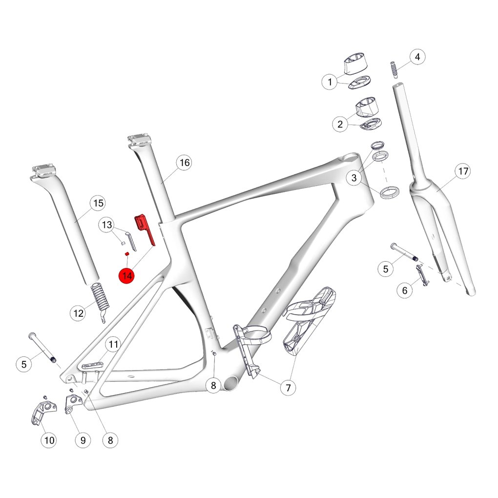 BMC Number Plate Holder for Teammachine R 01 (2024+) - 30006164
