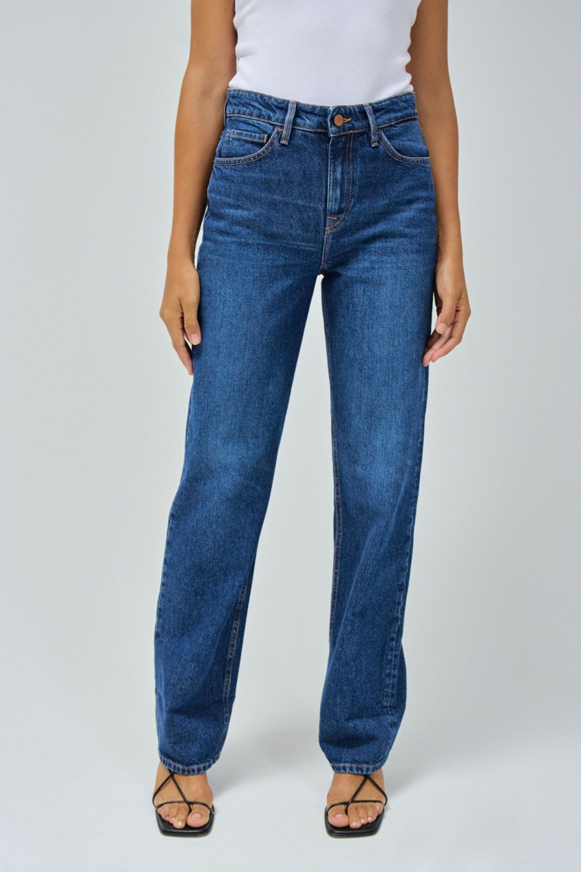 TRUE STRAIGHT WITH CUFF JEANS
