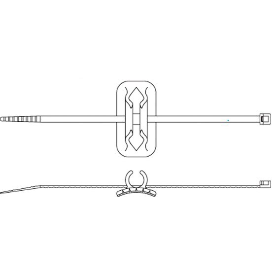 Jagwire Brake Hose Clips Composite (1 piece)