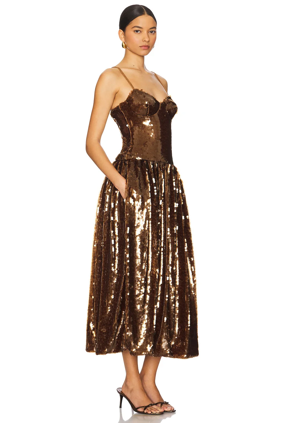 Sequin Midi Dress