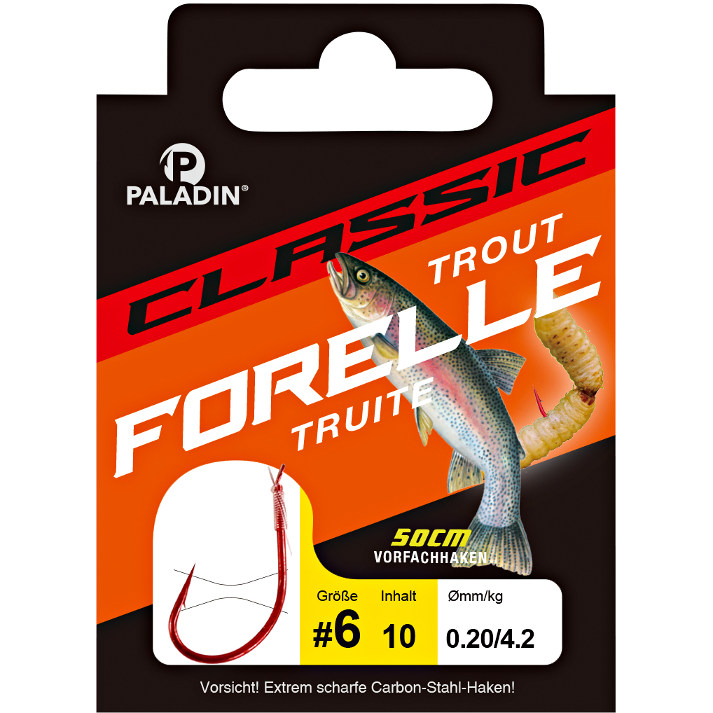 Paladin Trout hook red (100 cm)