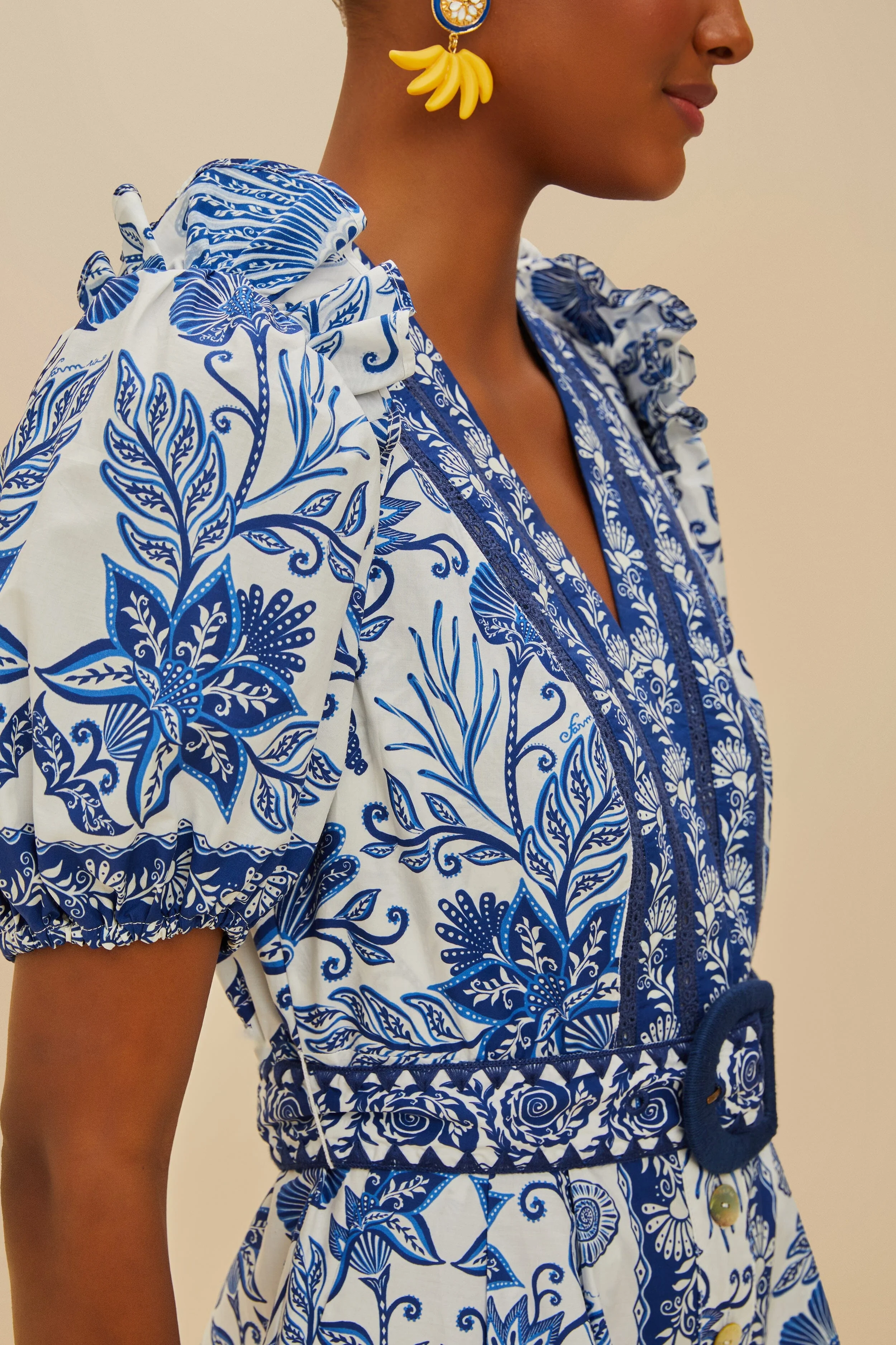 Off-White Shell Garden Romper