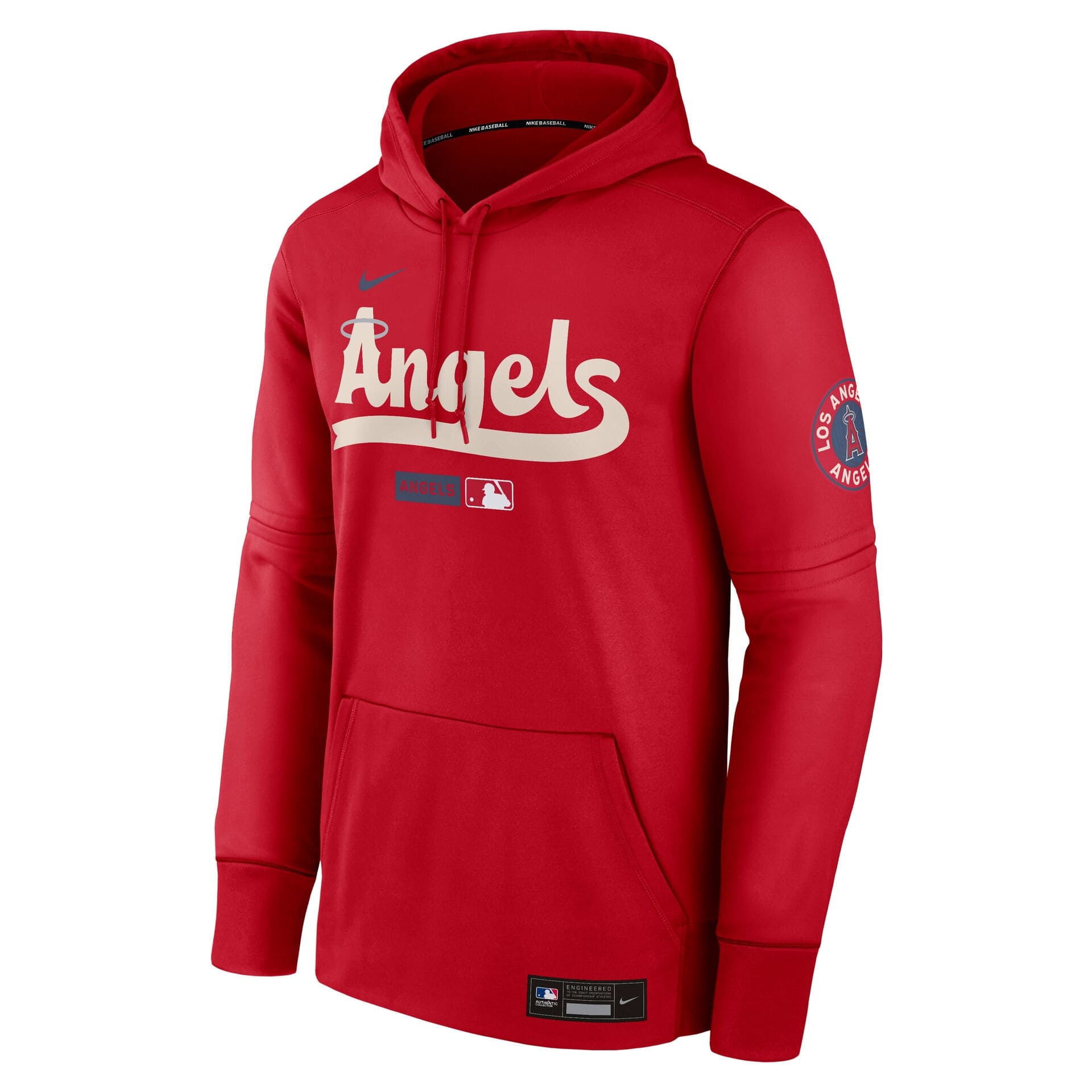 Los Angeles Angels City Connect 2026 MLB Authentic Therma Hoodie Red