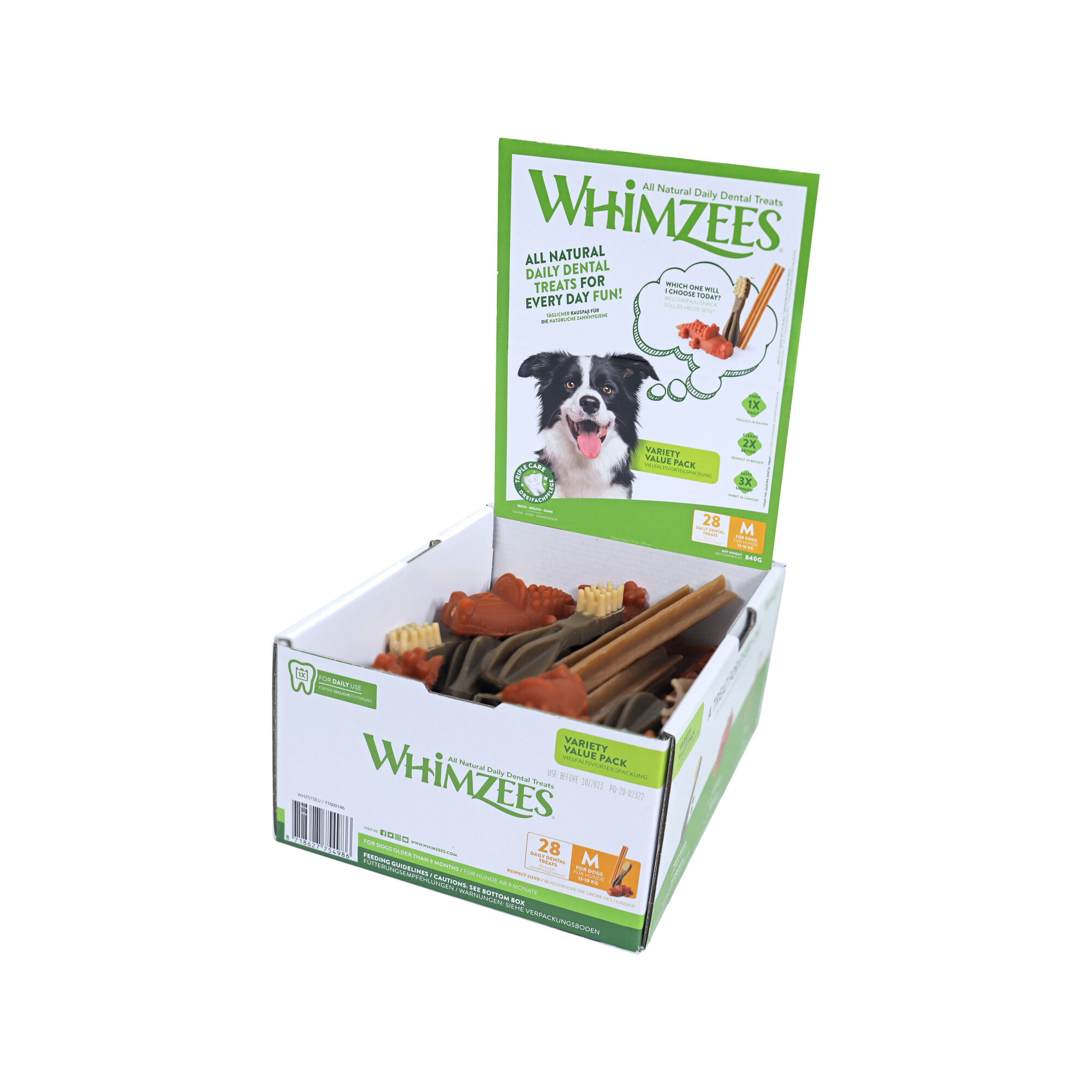 Whimzees Variety Box - S - 56 pieces