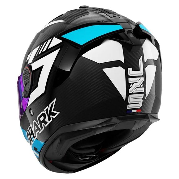 Shark SPARTAN GT PRO CARBON Full-Face Helmet - ZARCO TRACK RACER - Carbon / WhiteRef: Sh1765-Cwbl