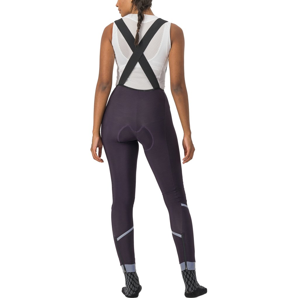 Castelli Velocissima DT Bibtights Women - dark night shade/silver reflex 513