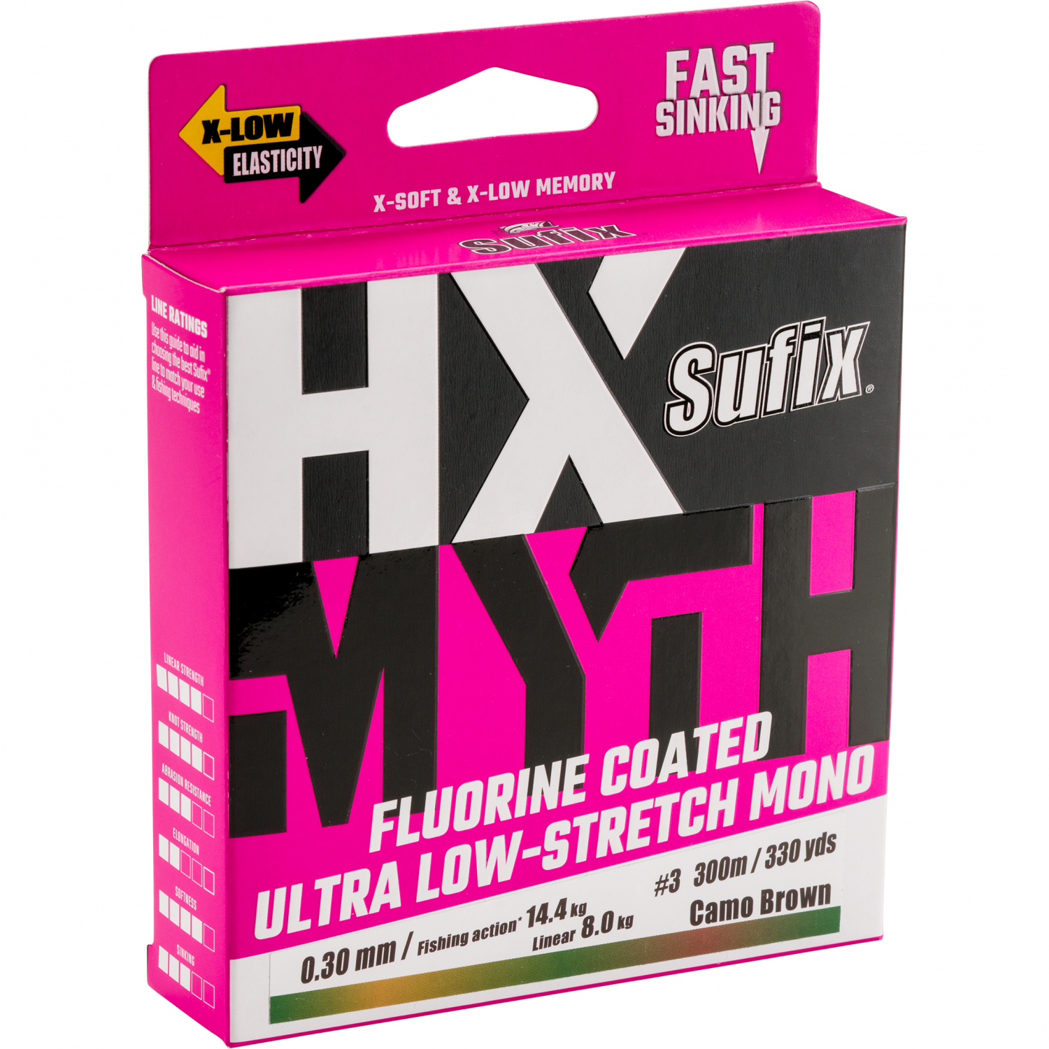 Sufix HX-MYTH (150 m, brown)