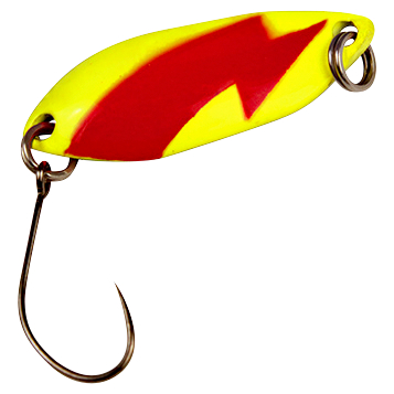 FTM Trout Spoon Spark (2,5 g, Yellow\/Red UV)