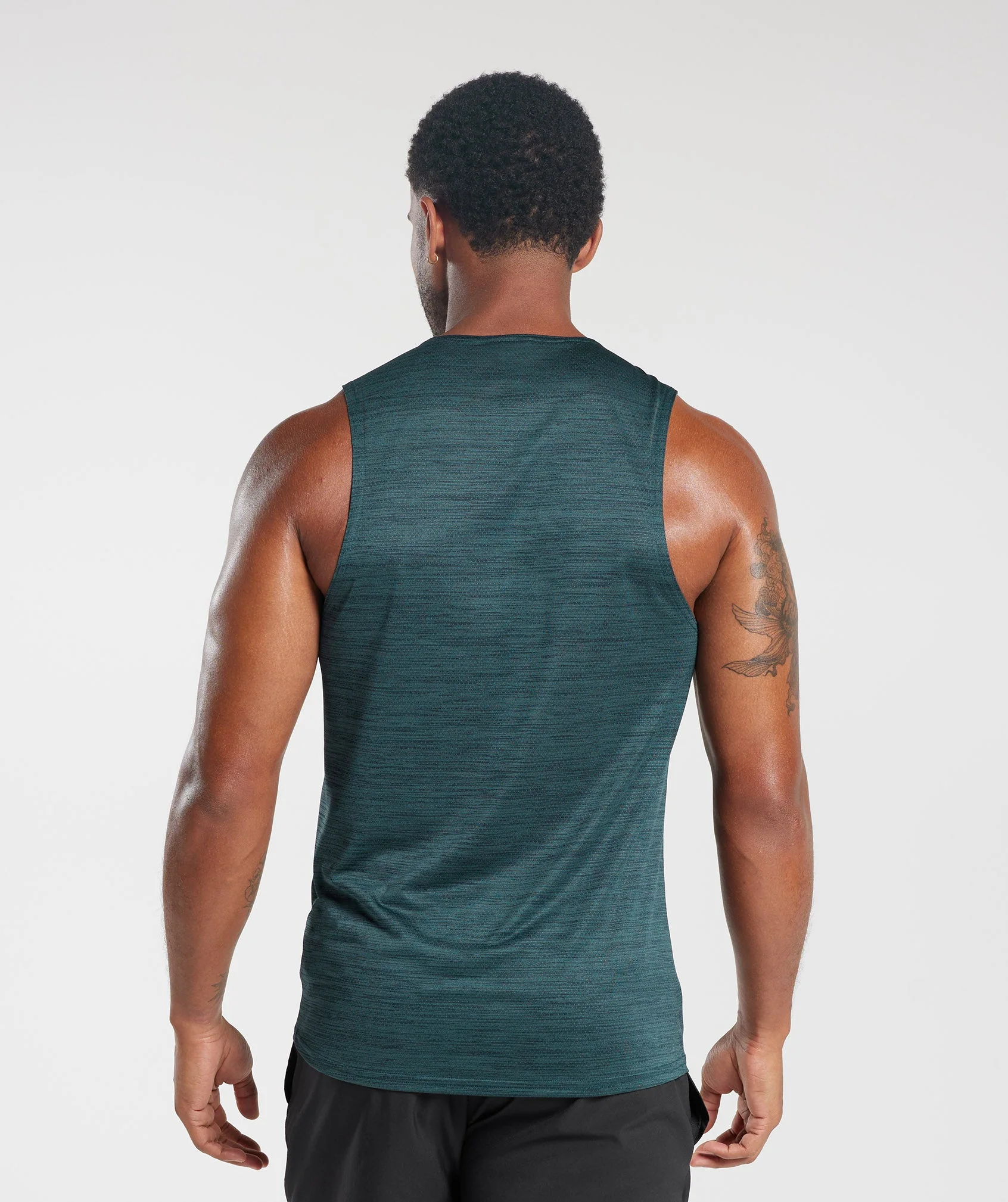 Arrival Marl Tank Navy/Smokey Teal Marl
