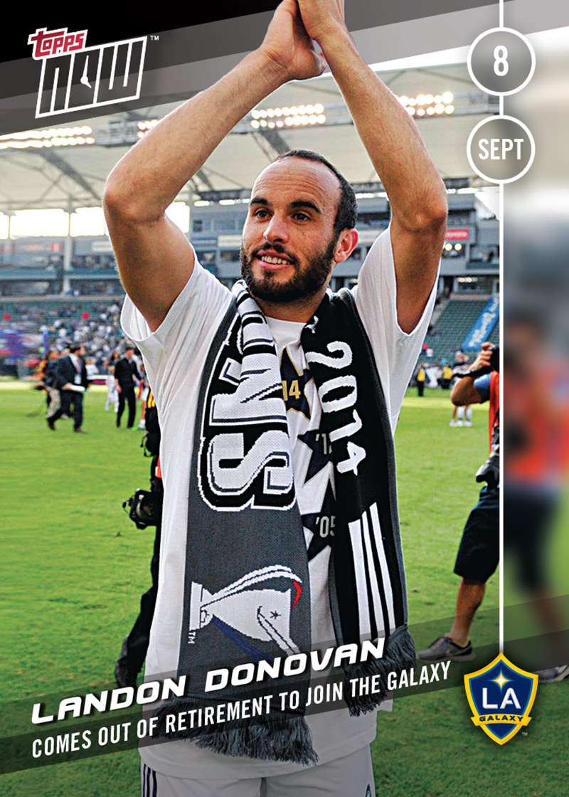 LANDON DONOVAN - TOPPS NOW CARD 26 - PRINT RUN QTY: 184 CARDS