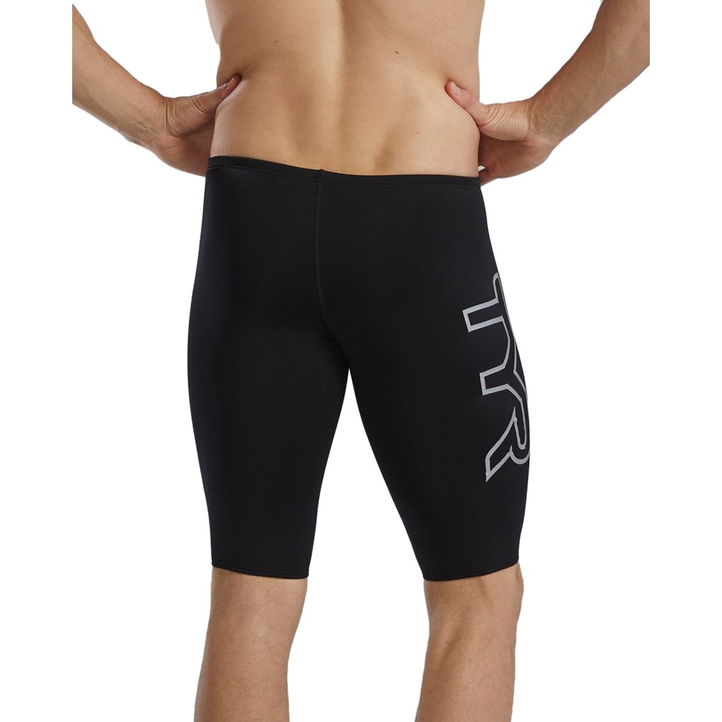 TYR Solid Large Logo Durafast Elite® Jammer Men - black