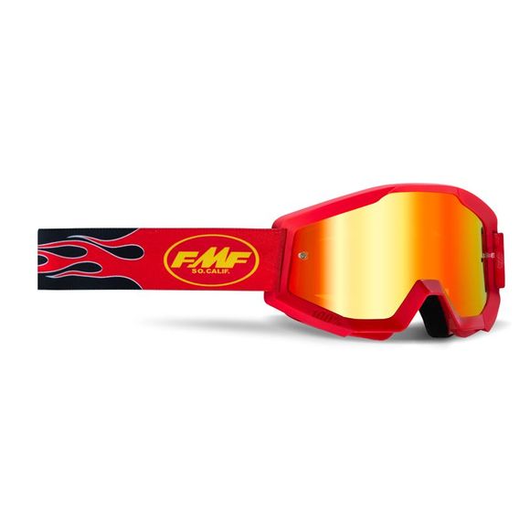 FMF VISION cross Mask Vision PowerCore Flame Red Youth Iridium - Black / RedRef: FMF vision0032 / f5005500004