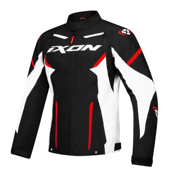 Ixon Striker Motorcycle Jacket - Black / WhiteRef: IX1426