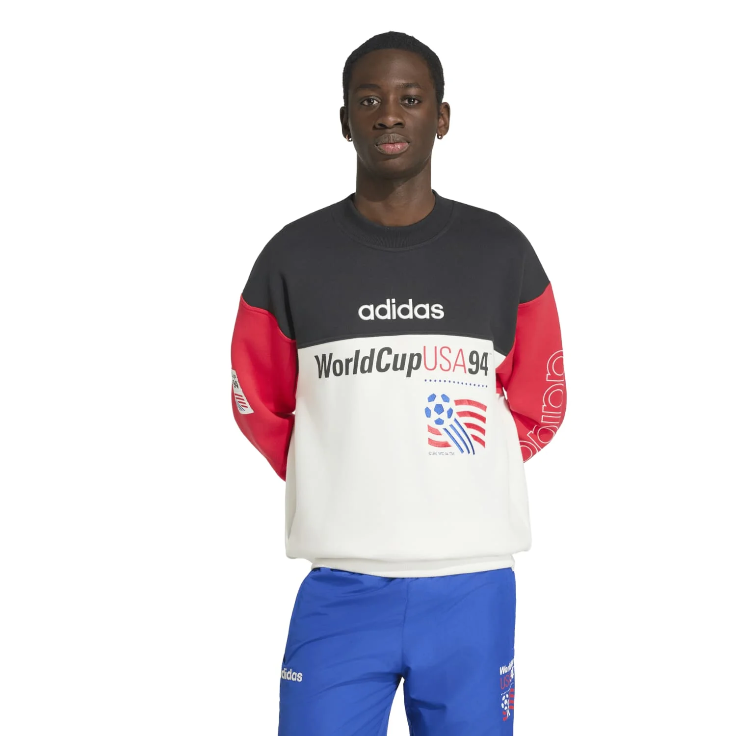 1994 Global Football Series USA Black/Red Graphic Sweatshirt