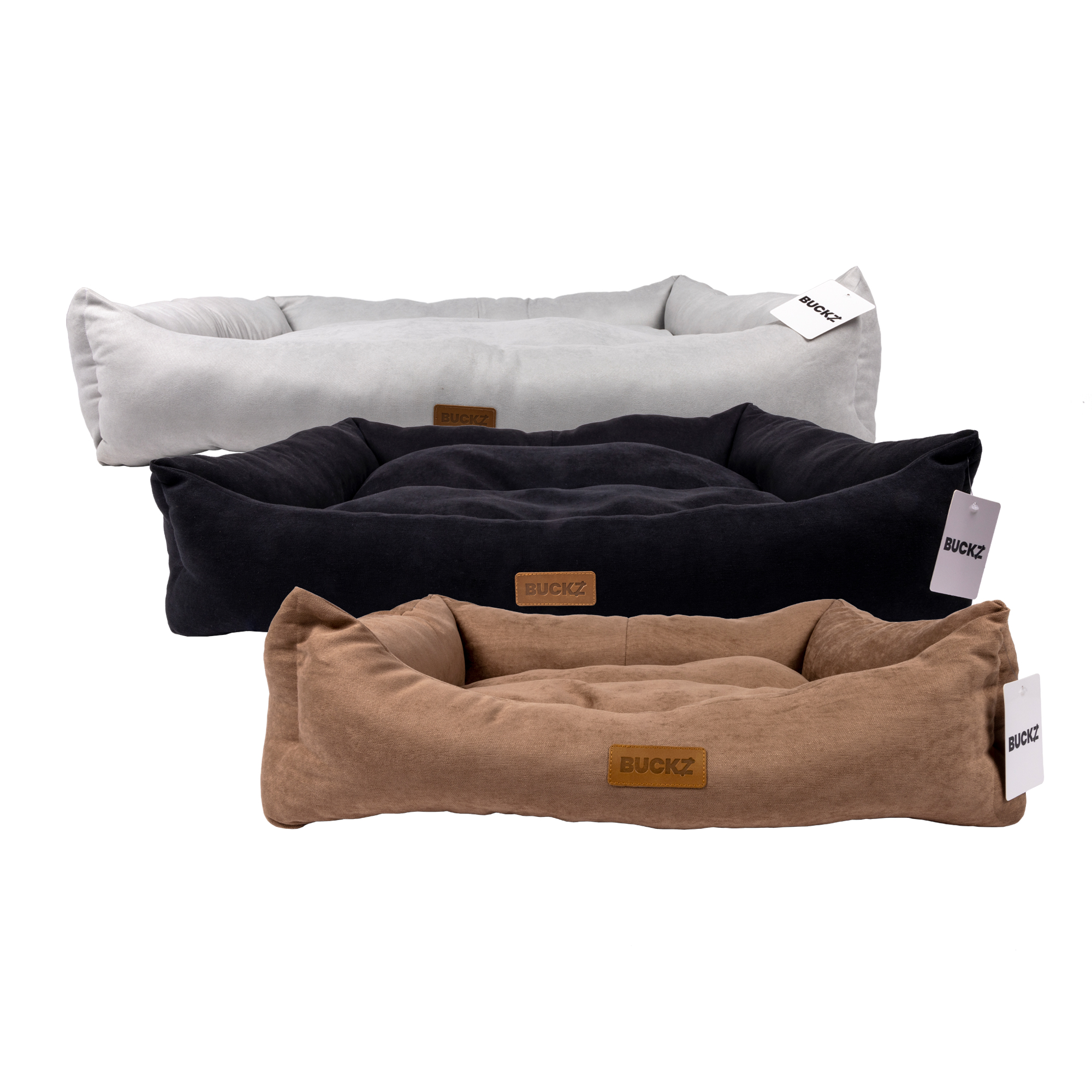 Buckz Dog Basket - Black - S