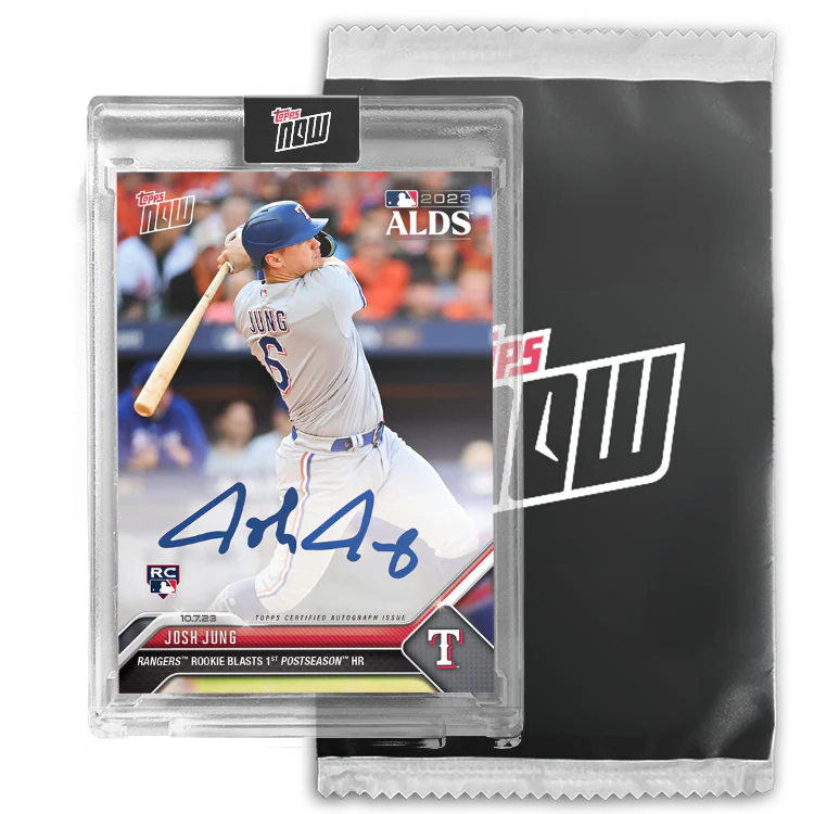 On-Card Autograph # to 99 or Lower - Josh Jung - 2023 MLB TOPPS NOW® Card 971