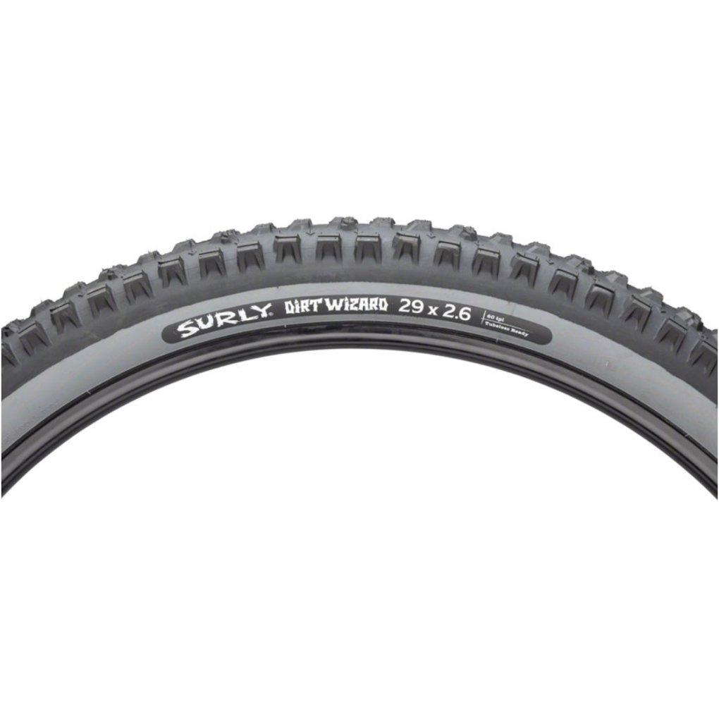 Surly Dirt Wizard Folding Tire - 60 TPI - 29x2.60 Inches | black/slate