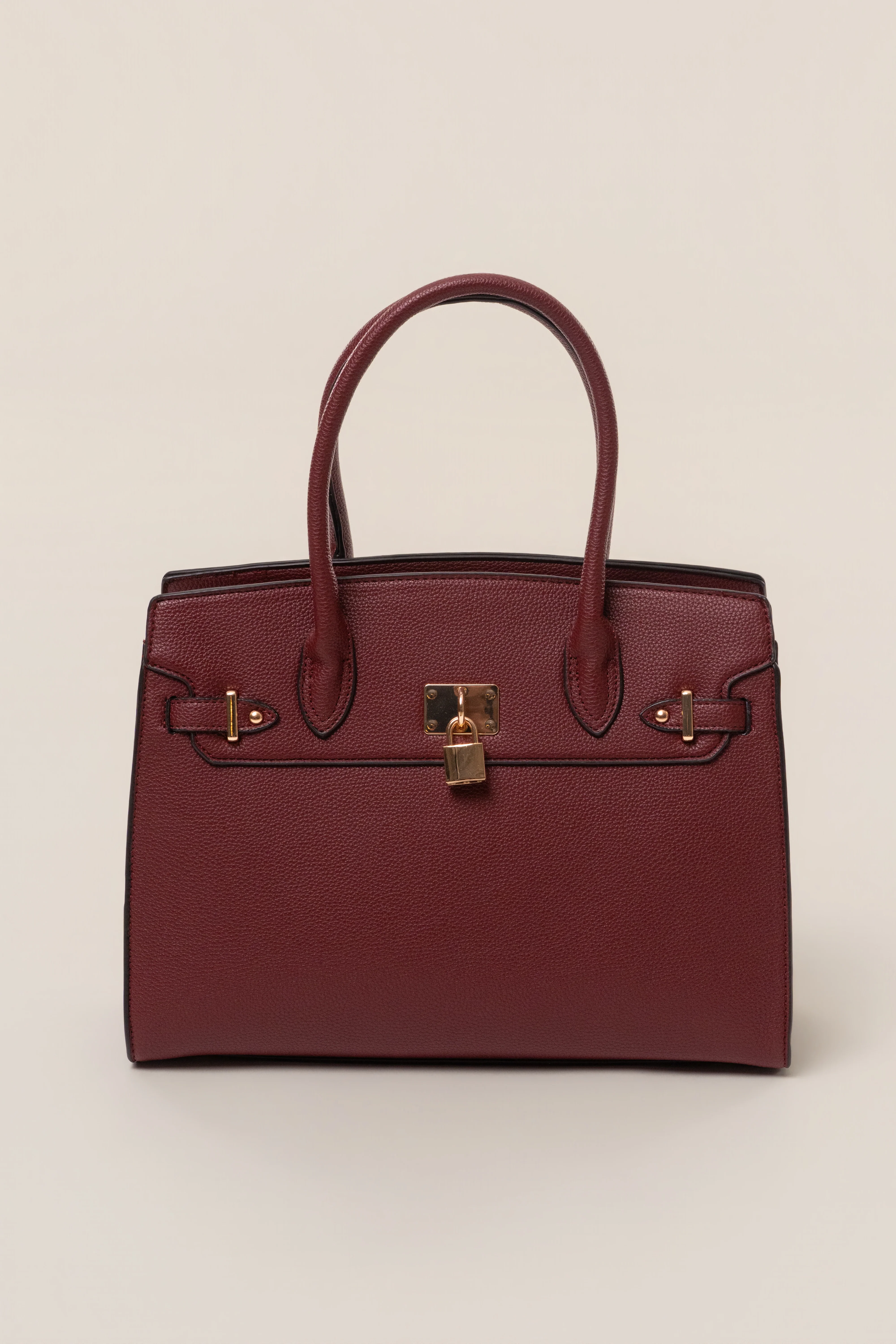 Burgundy Alva Handbag