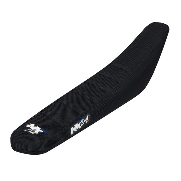 MX Seat 6 ribs saddle cover - BlackRef: Mxs0032 / Yam-6Ribs-Noirnoir-125250-0221