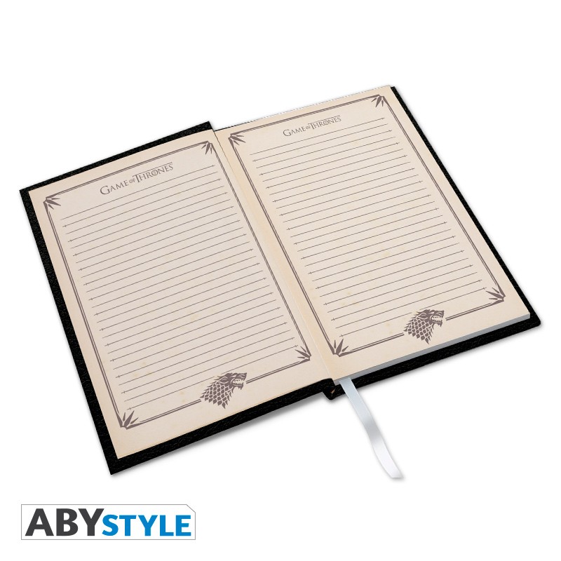 GAME OF THRONES Premium A5 Notebook Stark