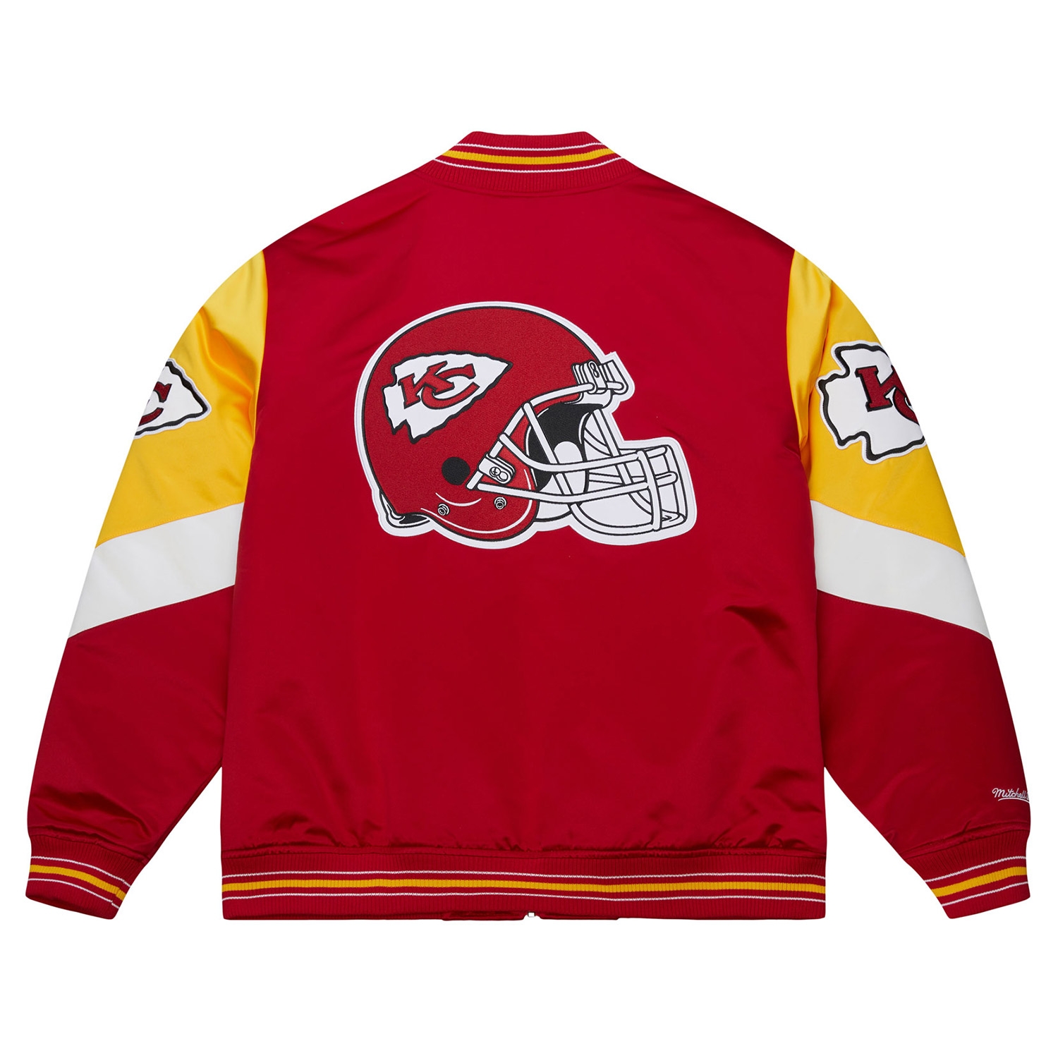 Kansas City Chiefs Throw it Back Heavyweight Satin NFL Jacket Red