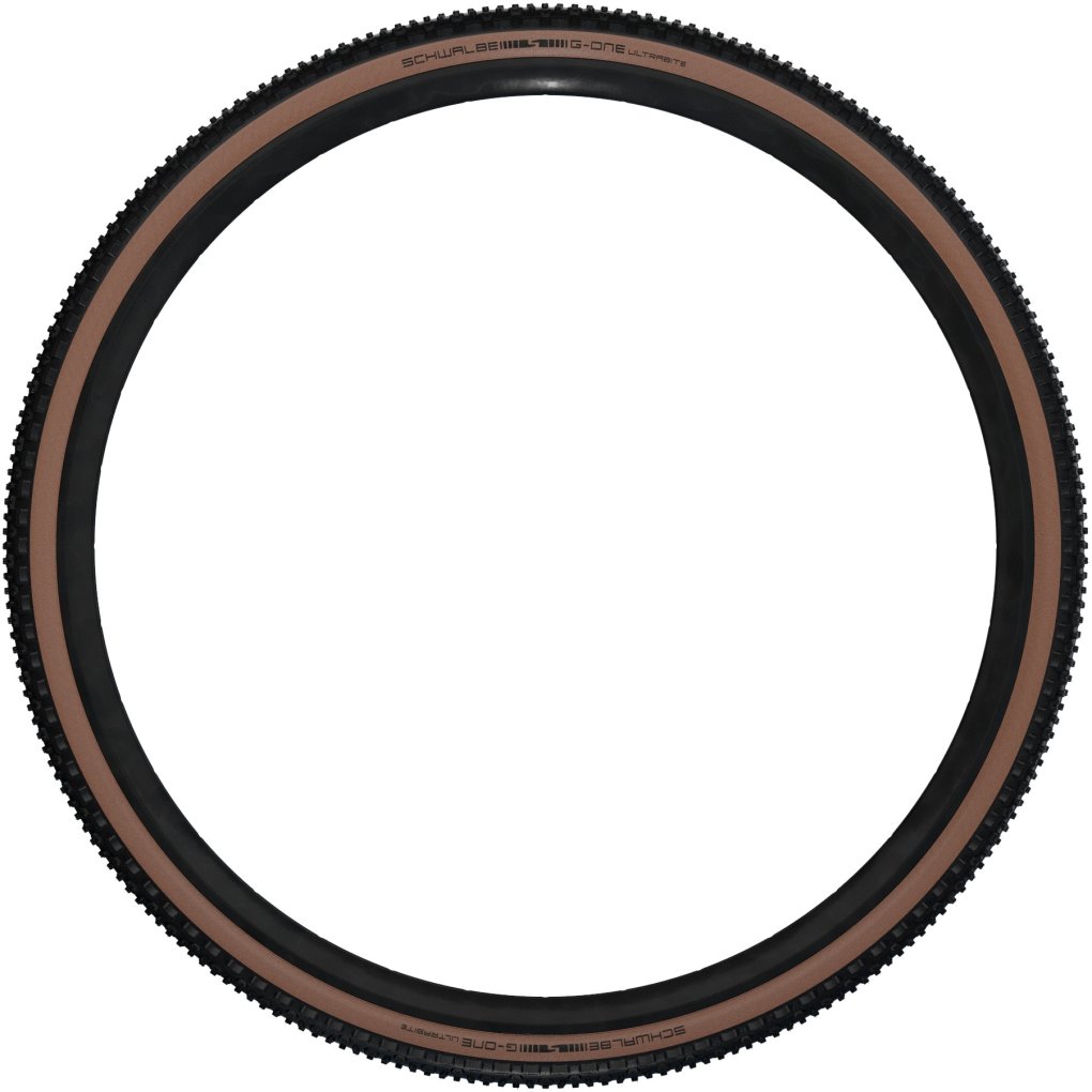 Schwalbe G-ONE Ultrabite Folding Tire - Gravel | Performace | Addix | Race Guard | TLEasy - E-25 - 40-622 | Bronze Sidewall