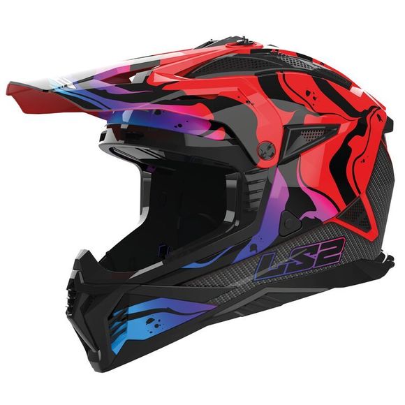 Cross helmet LS2 MX708 Fast II Wash 2025 - Black / RedRef: LS0909