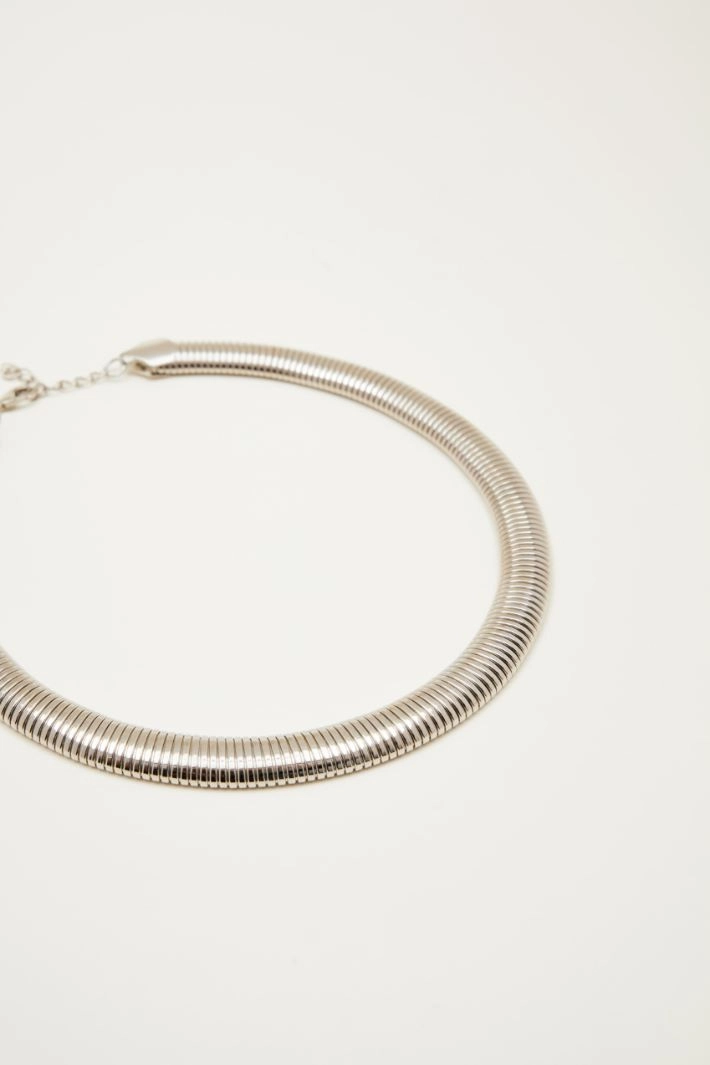 Tubular choker - SILVER