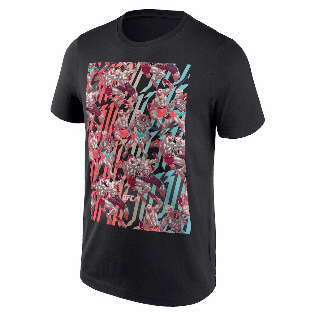 UFC 317 Artist Series T-Shirt - Black - Mens
