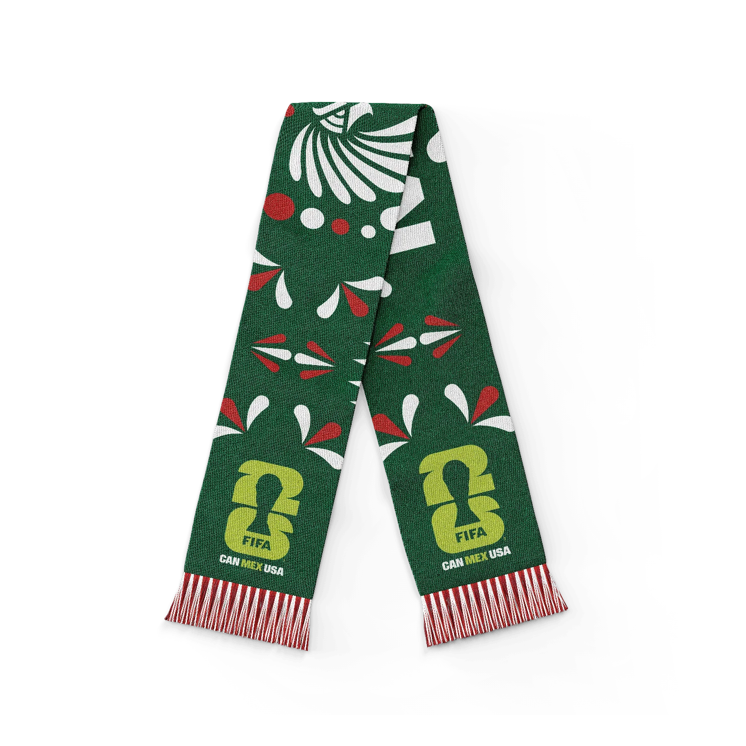 2026 Soccer Fan Collection Host Country Mexico Scarf