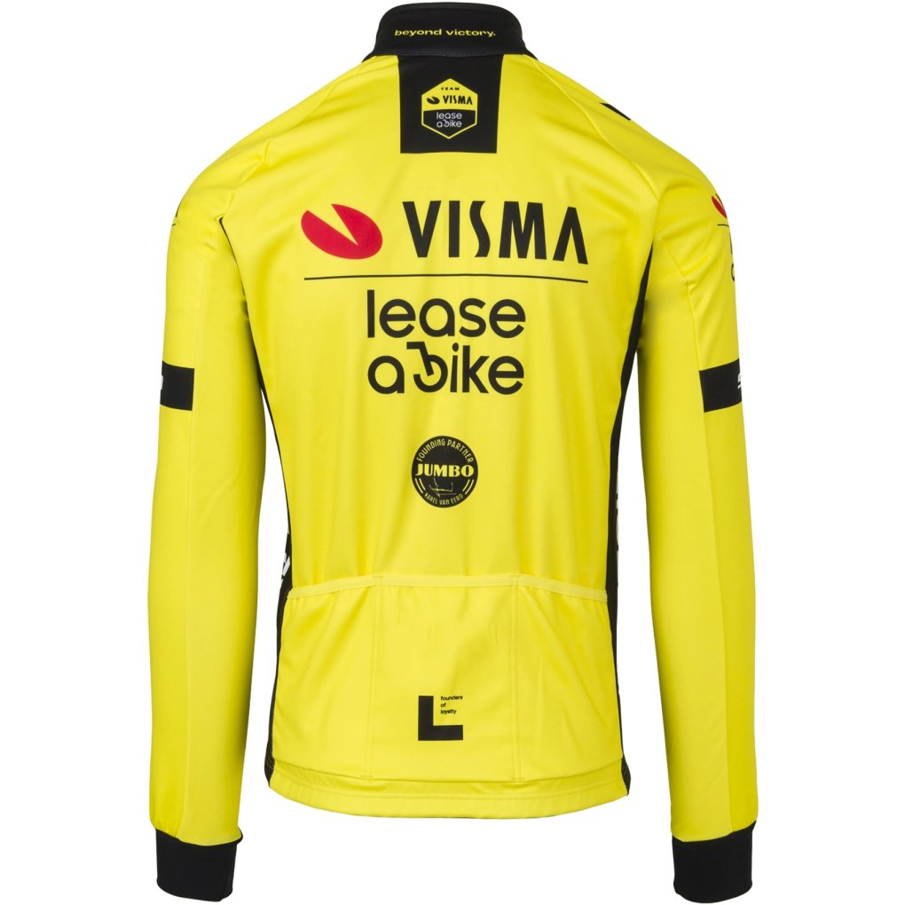 RAPidGEAR Team Visma | Lease a Bike Replica Winter Jacket Men 2025 - yellow