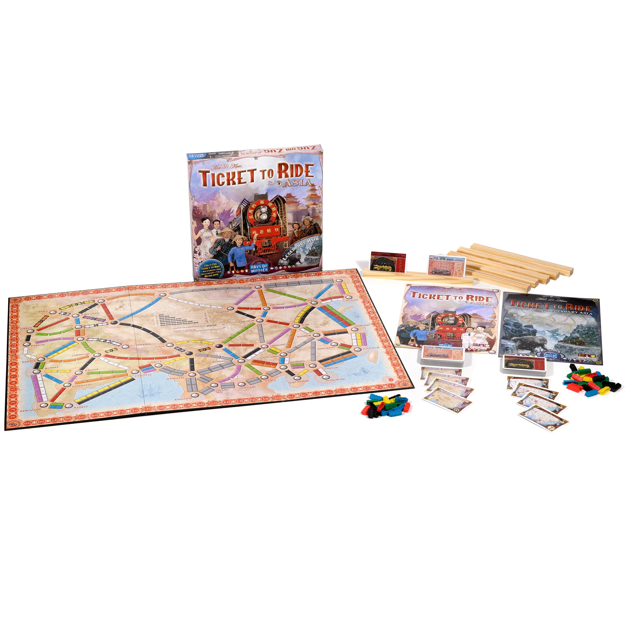 Ticket to Ride: Asia Map Collection 1