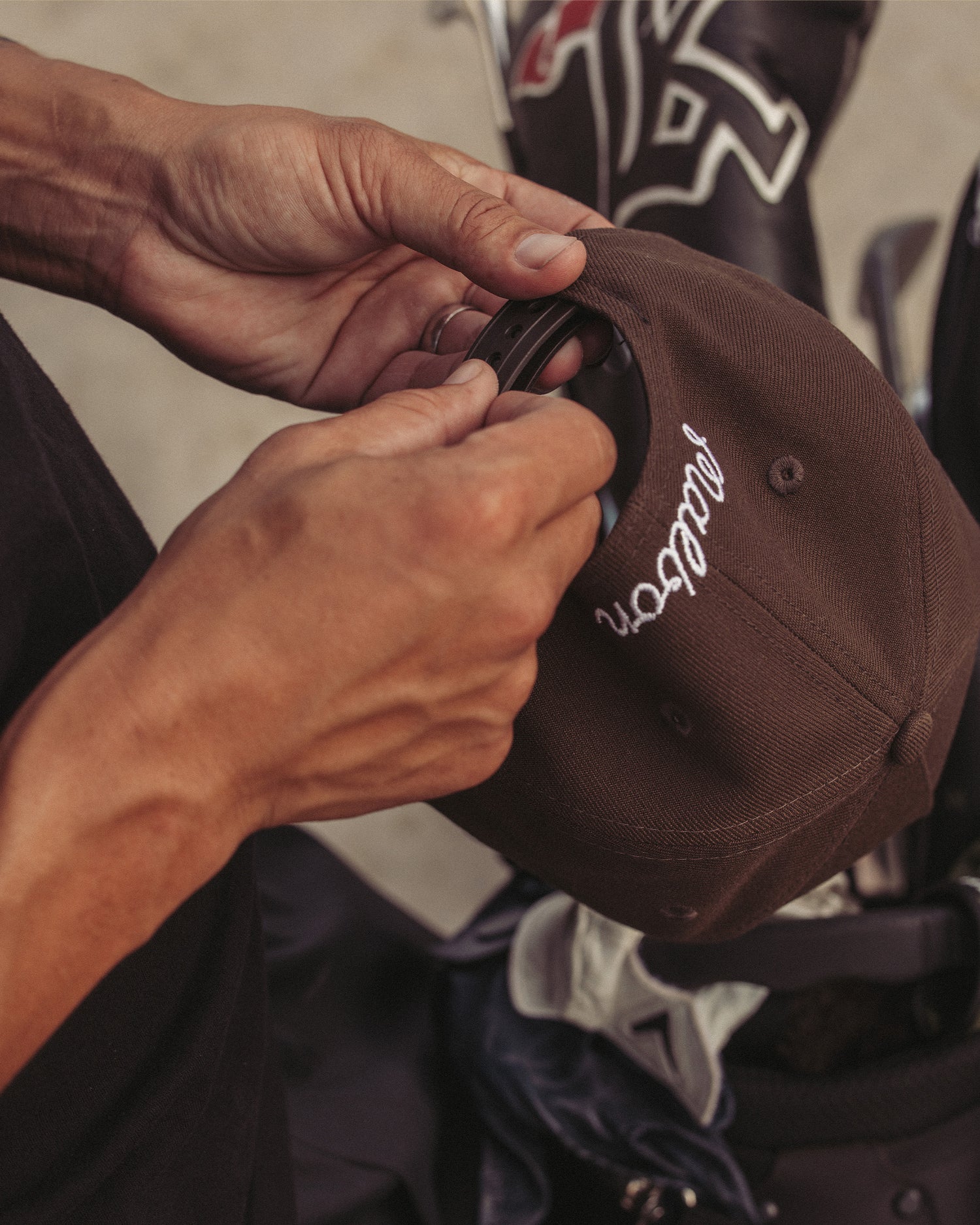 Malbon X New Era 9Forty A-Frame M Script