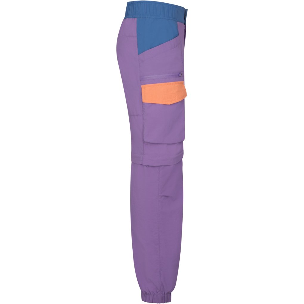 Trollkids Lillesand Zip-Off Pants Kids - Violet Sorbet/Cornflower/Coral Haze