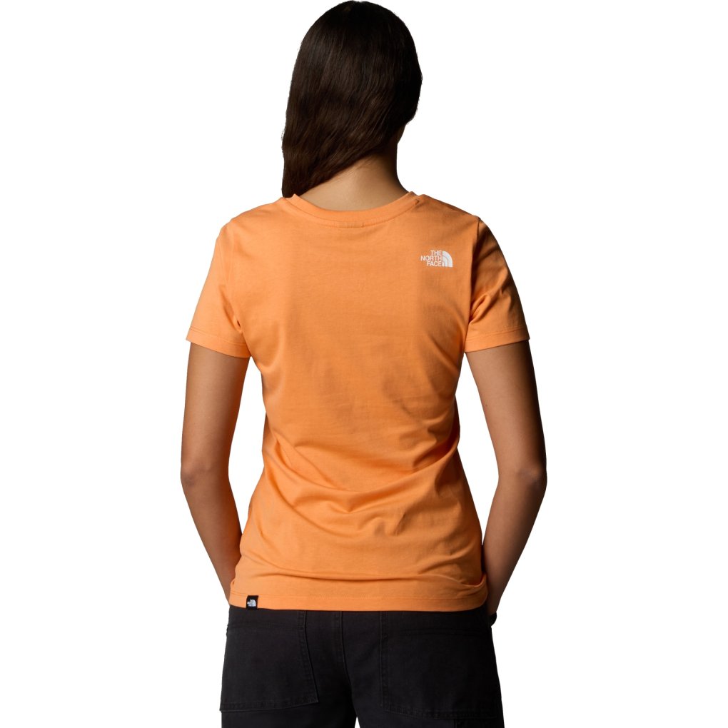 The North Face Simple Dome T-Shirt Women - Papaya